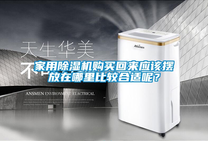家用除濕機購買回來應(yīng)該擺放在哪里比較合適呢？