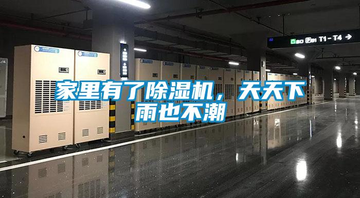 家里有了除濕機，天天下雨也不潮