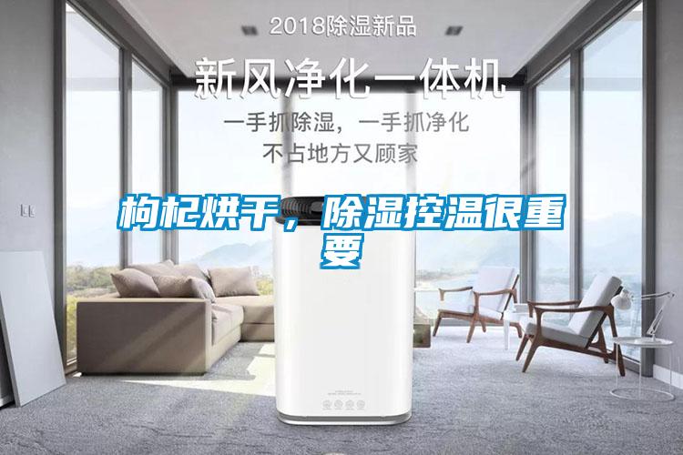 枸杞烘干，除濕控溫很重要