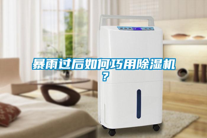 暴雨過后如何巧用除濕機？