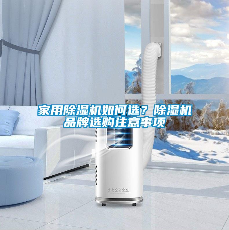 家用除濕機如何選？除濕機品牌選購注意事項