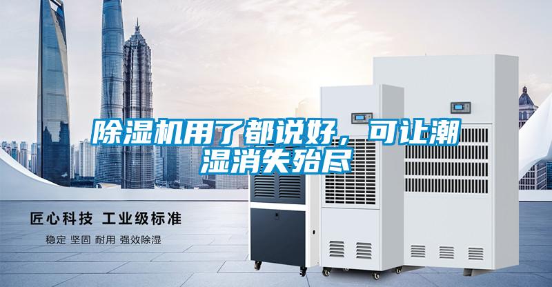 除濕機用了都說好，可讓潮濕消失殆盡