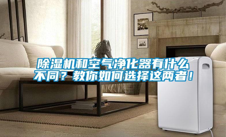 除濕機(jī)和空氣凈化器有什么不同？教你如何選擇這兩者！