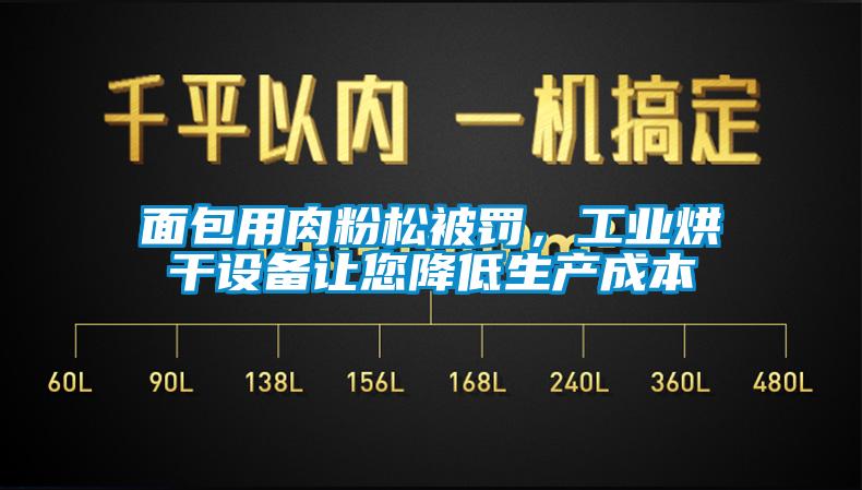 面包用肉粉松被罰，工業烘干設備讓您降低生產成本