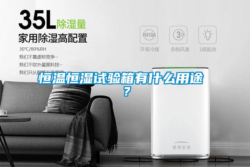 恒溫恒濕試驗箱有什么用途 ？