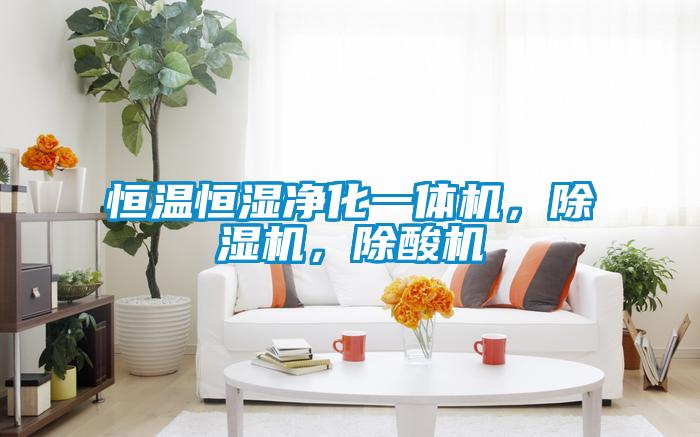 恒溫恒濕凈化一體機，除濕機，除酸機