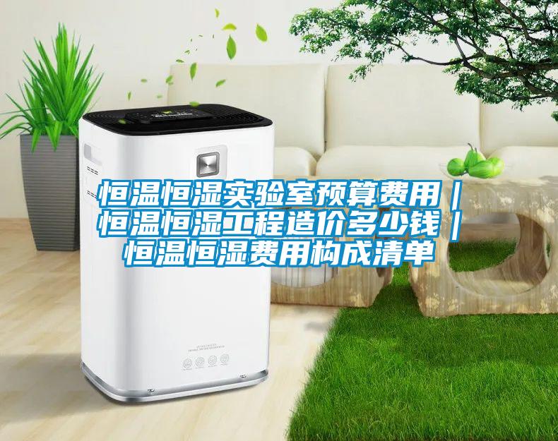 恒溫恒濕實(shí)驗(yàn)室預(yù)算費(fèi)用｜恒溫恒濕工程造價多少錢｜恒溫恒濕費(fèi)用構(gòu)成清單