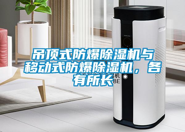 吊頂式防爆除濕機與移動式防爆除濕機，各有所長