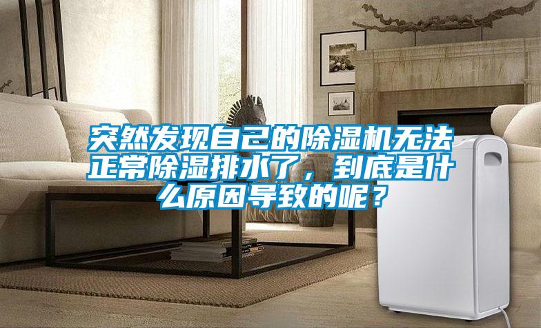 突然發(fā)現(xiàn)自己的除濕機無法正常除濕排水了，到底是什么原因?qū)е碌哪兀?/></p>
						    <p style=