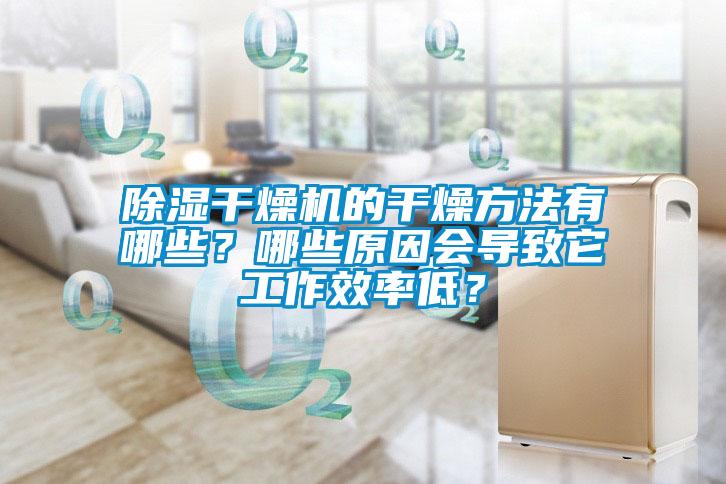 除濕干燥機(jī)的干燥方法有哪些？哪些原因會導(dǎo)致它工作效率低？
