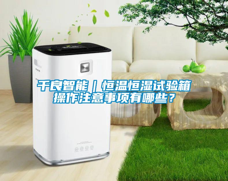 千良智能｜恒溫恒濕試驗箱操作注意事項有哪些？