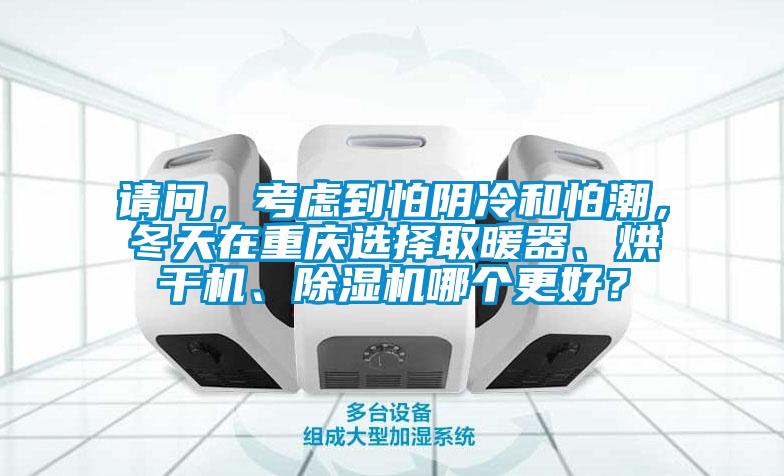 請問，考慮到怕陰冷和怕潮，冬天在重慶選擇取暖器、烘干機、除濕機哪個更好？