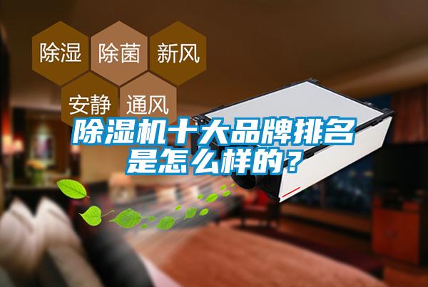 除濕機十大品牌排名是怎么樣的？