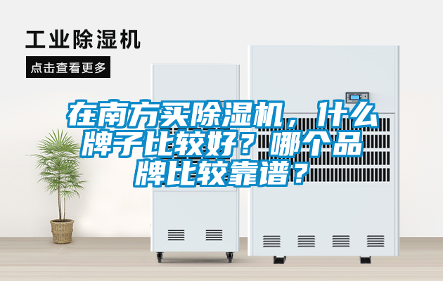 在南方買除濕機(jī)，什么牌子比較好？哪個(gè)品牌比較靠譜？