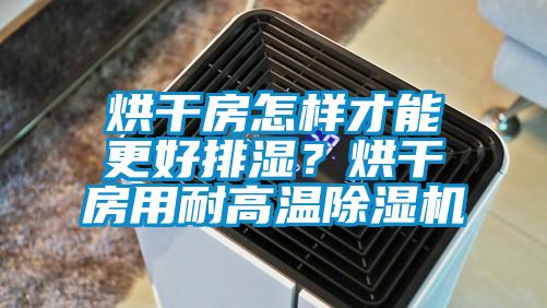 烘干房怎樣才能更好排濕？烘干房用耐高溫除濕機(jī)