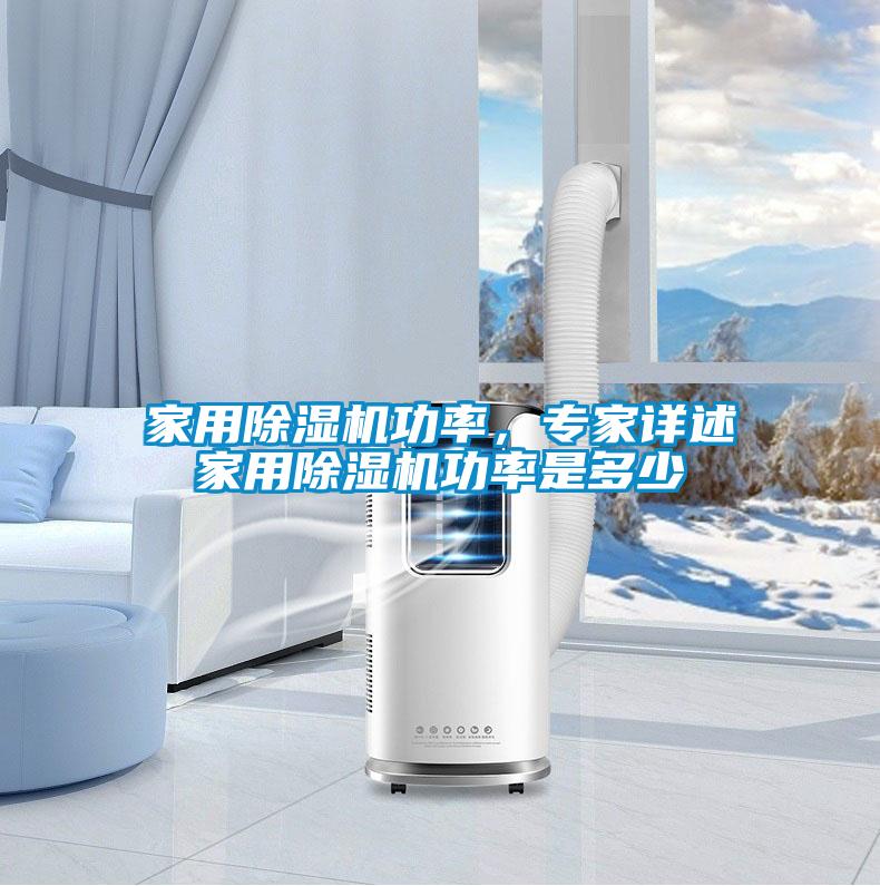 家用除濕機功率，專家詳述家用除濕機功率是多少