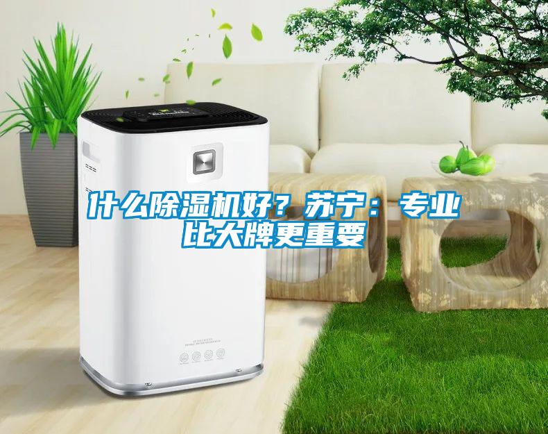 什么除濕機好？蘇寧：專業(yè)比大牌更重要