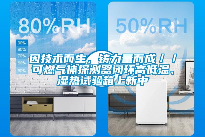因技術(shù)而生，鑄力量而成／／可燃?xì)怏w探測器閉環(huán)高低溫、濕熱試驗(yàn)箱上新中