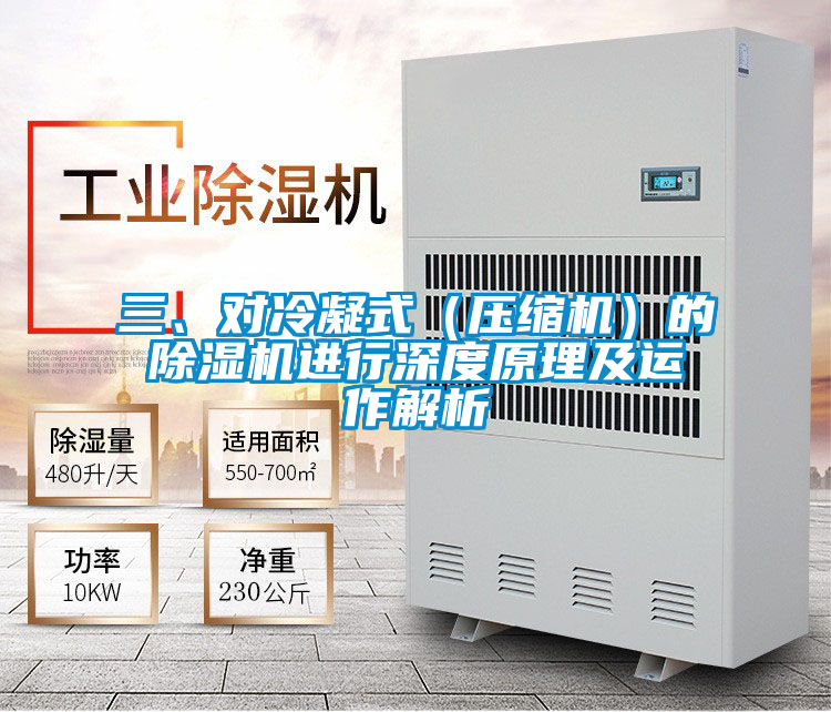 三、對冷凝式（壓縮機）的除濕機進行深度原理及運作解析