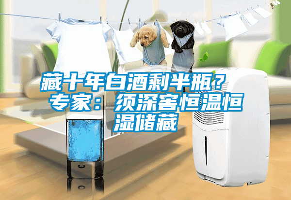 藏十年白酒剩半瓶？ 專家：須深窖恒溫恒濕儲藏