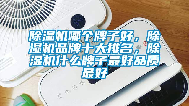 除濕機哪個牌子好，除濕機品牌十大排名，除濕機什么牌子最好品質最好