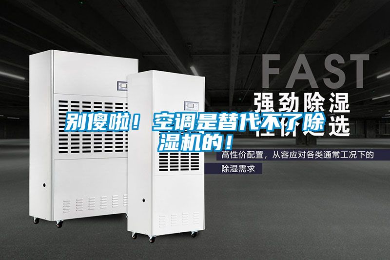 別傻啦！空調是替代不了除濕機的！