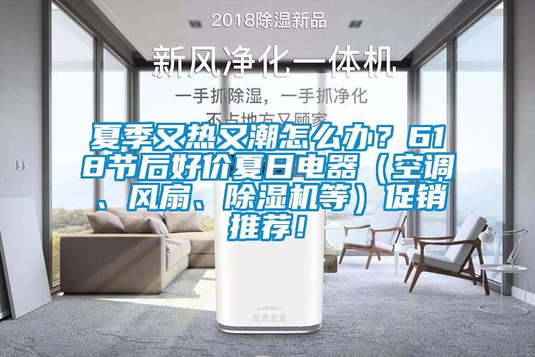 夏季又熱又潮怎么辦？618節(jié)后好價夏日電器（空調(diào)、風(fēng)扇、除濕機(jī)等）促銷推薦！