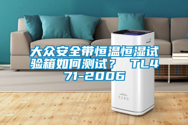 大眾安全帶恒溫恒濕試驗(yàn)箱如何測(cè)試？ TL471-2006