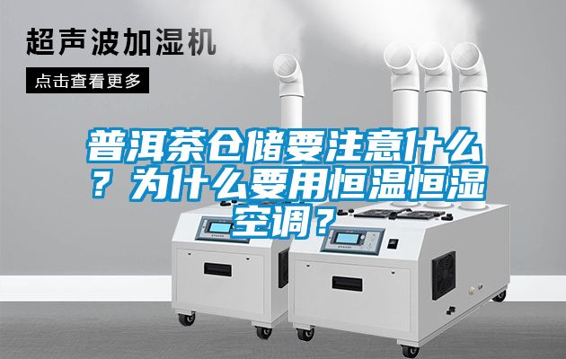 普洱茶倉儲要注意什么？為什么要用恒溫恒濕空調(diào)？