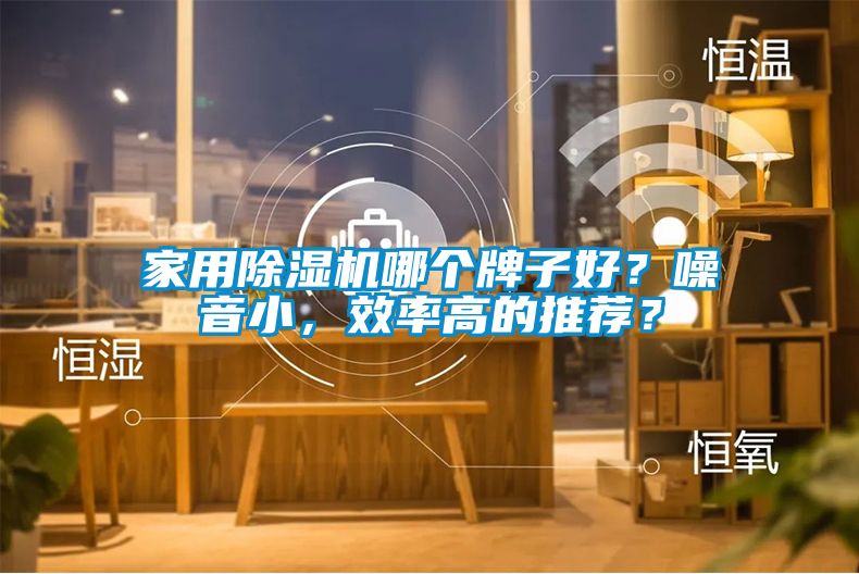 家用除濕機哪個牌子好？噪音小，效率高的推薦？